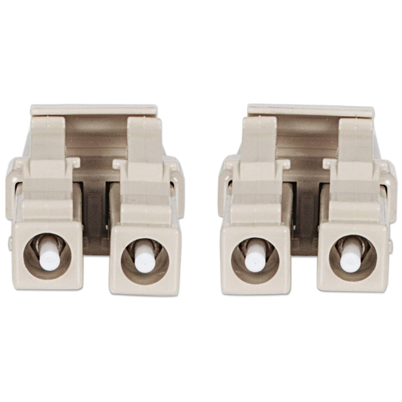 0.5 m LC to LC UPC Fiber Optic Patch Cable, 2.0 mm, Duplex, OFNR, OM4 Multimode, Aqua Image 4