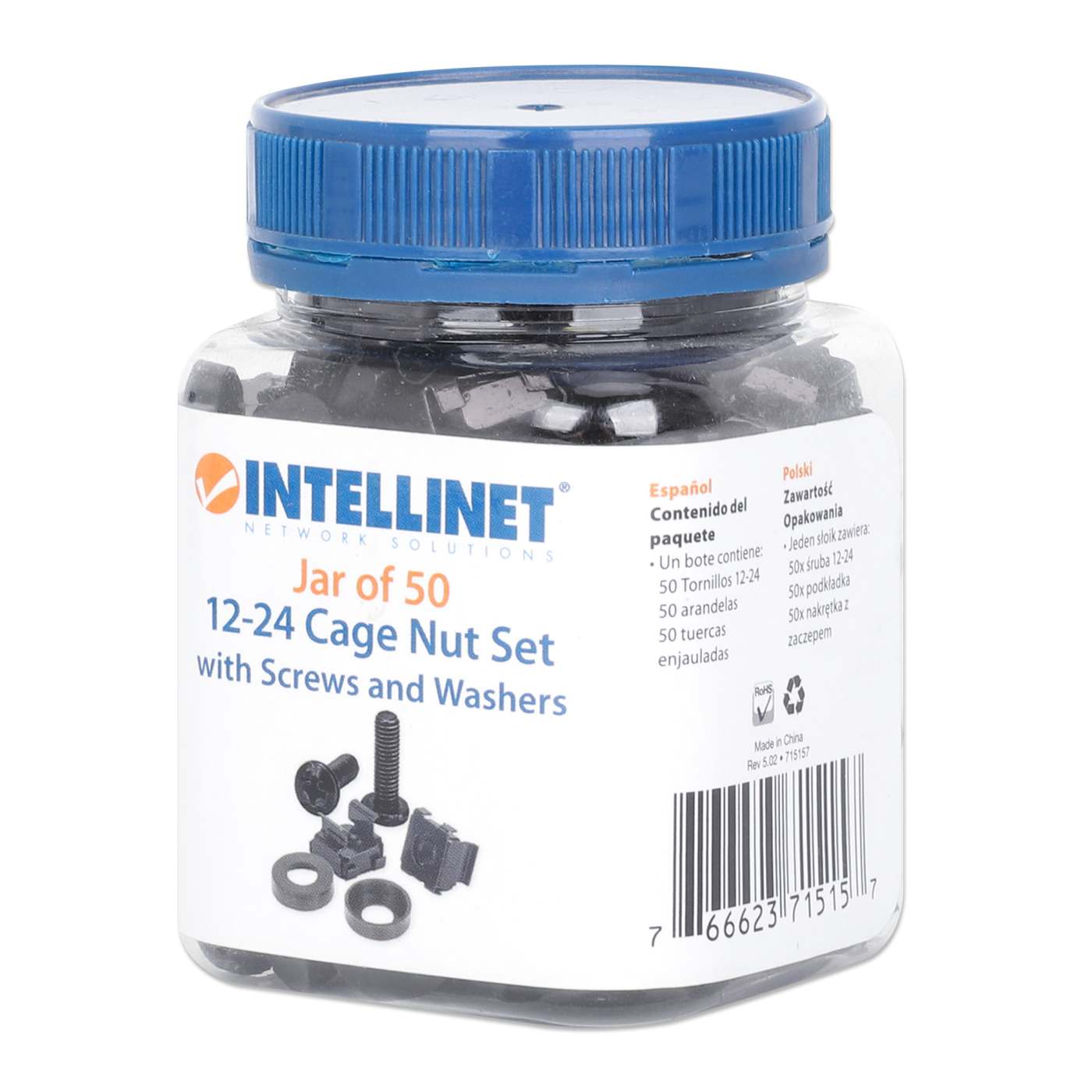 12-24 Cage Nut Set Packaging Image 2