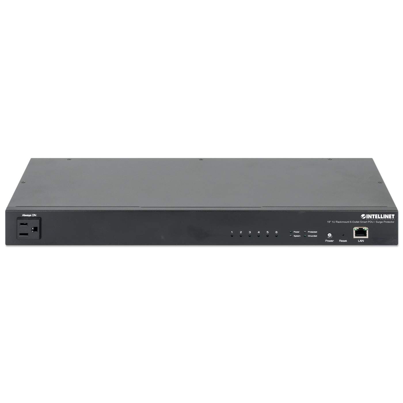 19" 1U Rackmount 6-Outlet Smart PDU / Surge Protector Image 3