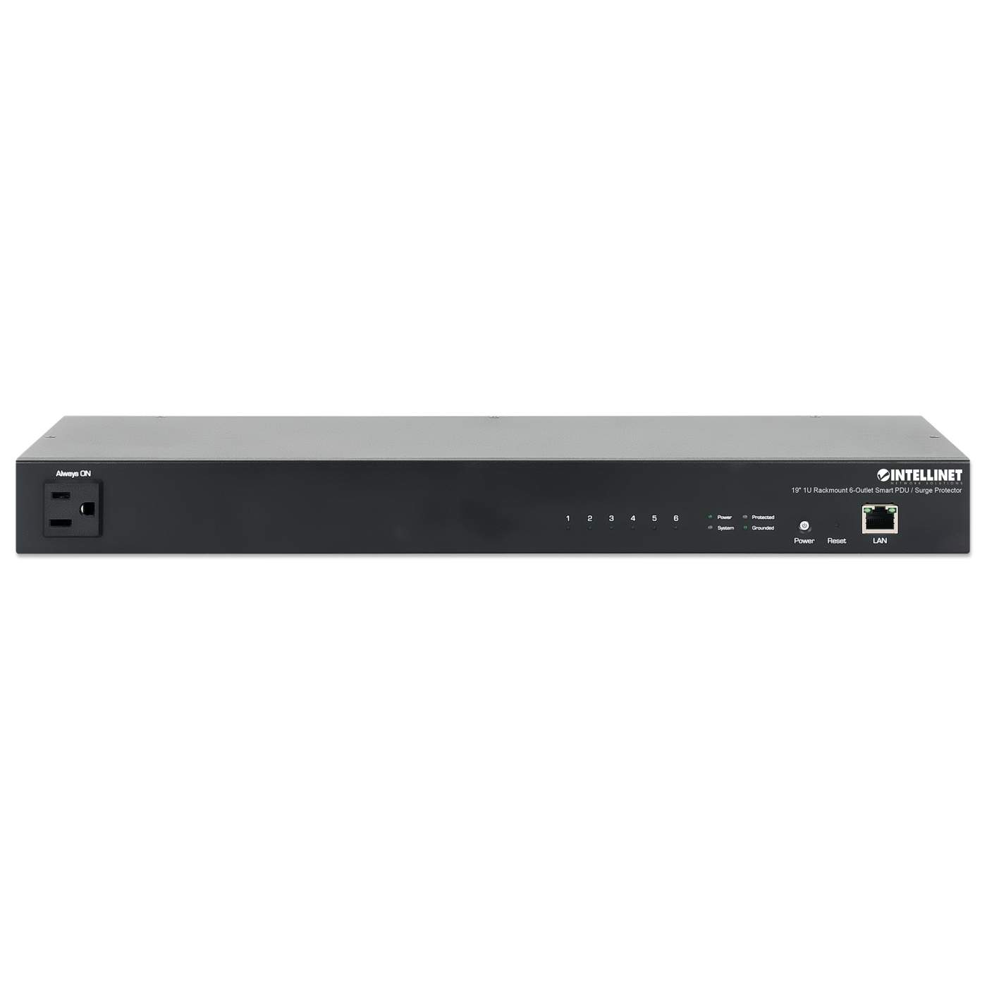 19" 1U Rackmount 6-Outlet Smart PDU / Surge Protector Image 5