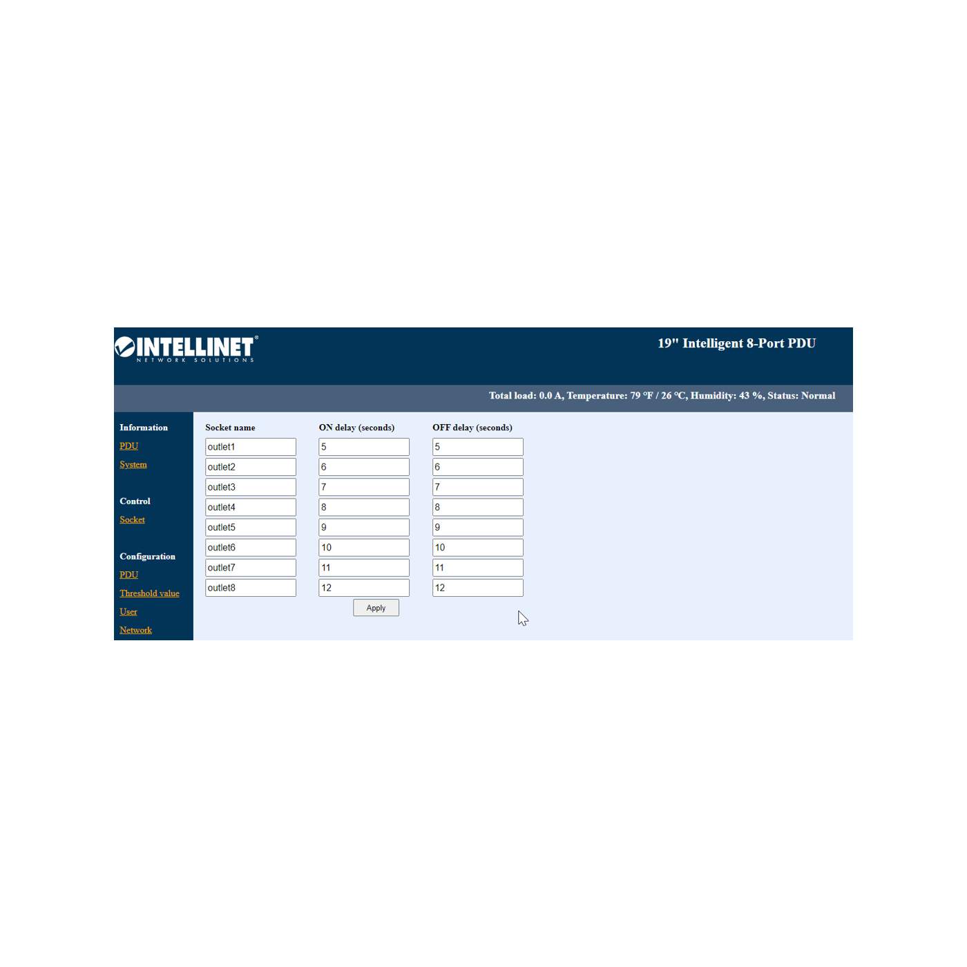 19" Intelligent 8-Port PDU Image 10