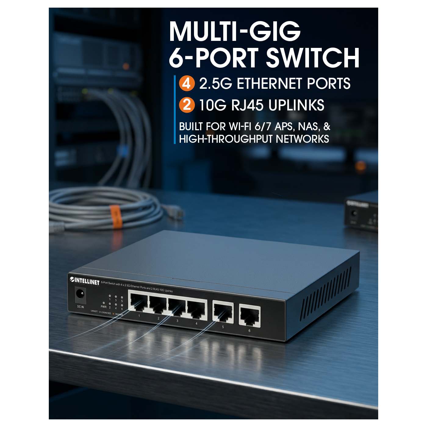 6-Port Switch with 4 x 2.5G Ethernet Ports and 2 RJ45 10G Uplinks Image 9