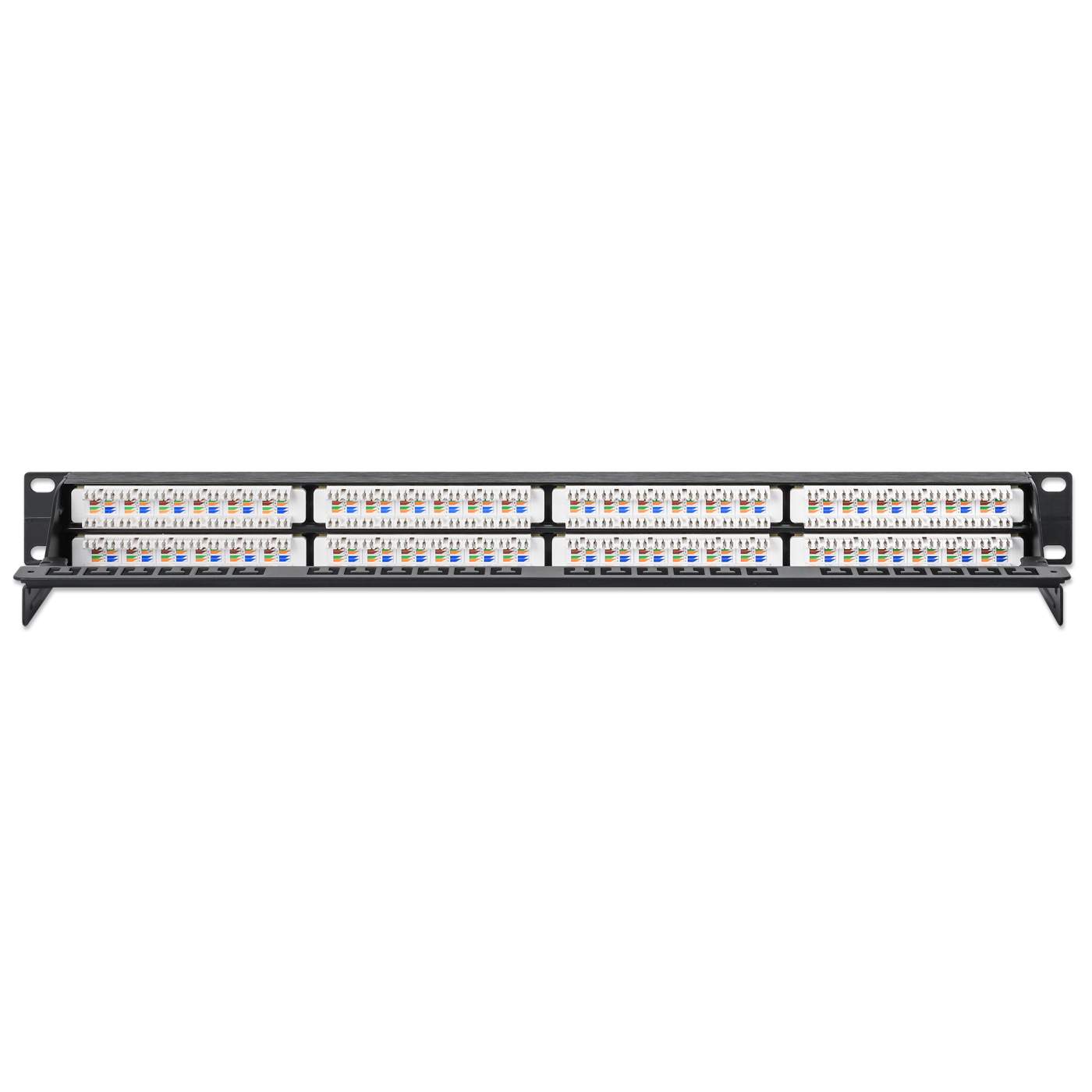 Cat6 48-Port Patch Panel, 1U Image 4