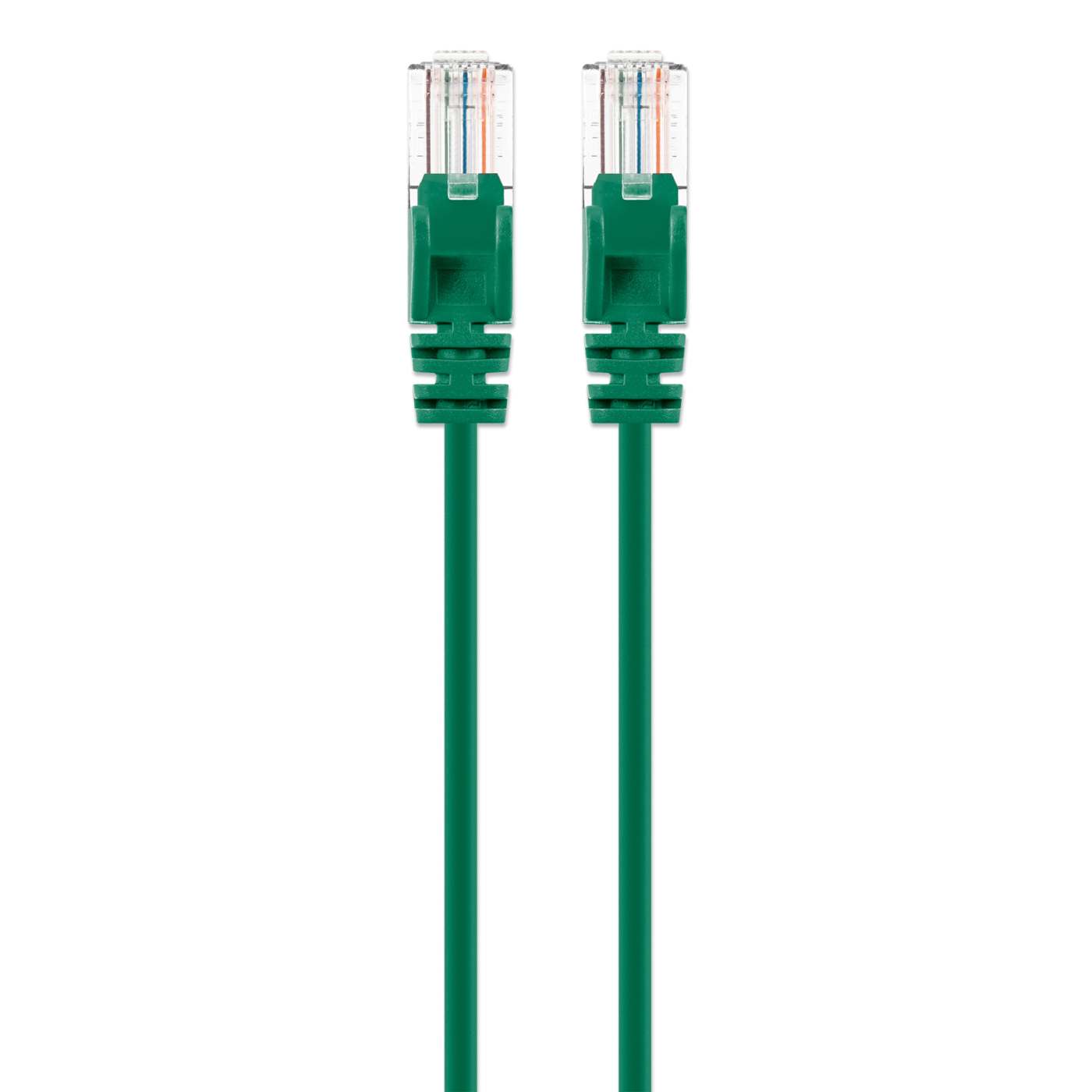 Cat6 U/UTP Slim Network Patch Cable, 1 ft., Green Image 4