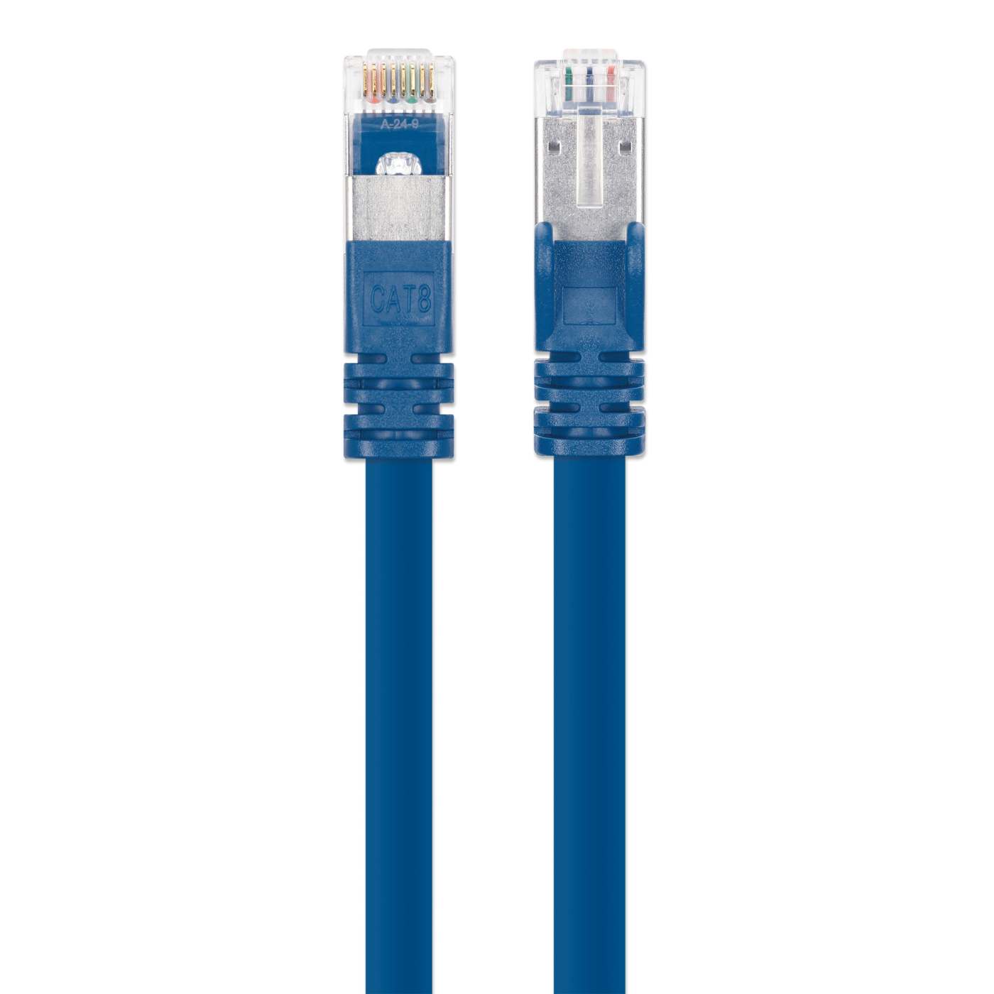 Cat8.1 S/FTP Network Patch Cable, 1 ft., Blue Image 4