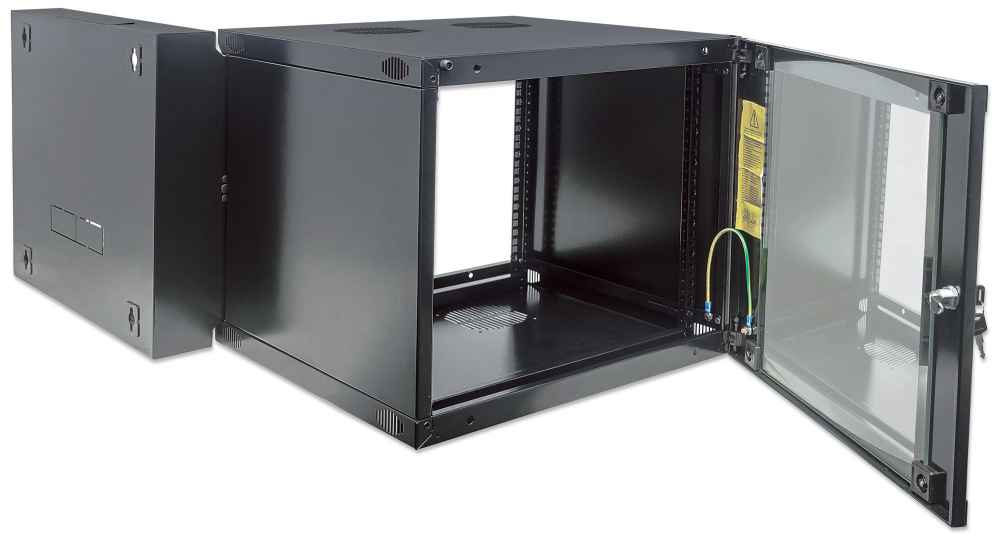 19" Double Section Wallmount Cabinet Image 7