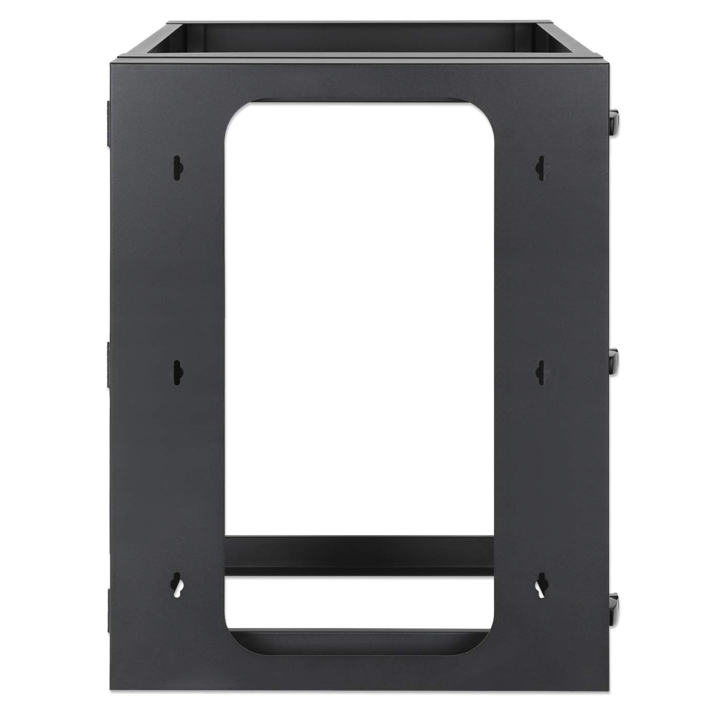 19" Wall Mount 4-Post Open Frame Network Rack, 12U Image 5