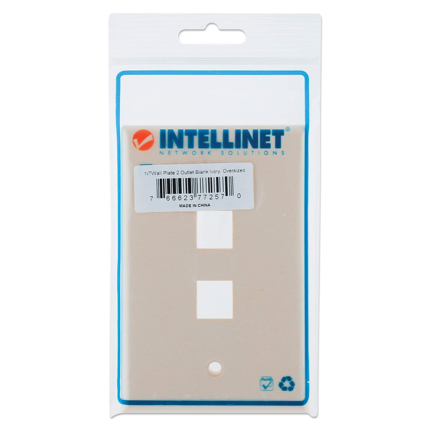 2-Outlet Oversized Keystone Wall Plate Packaging Image 2