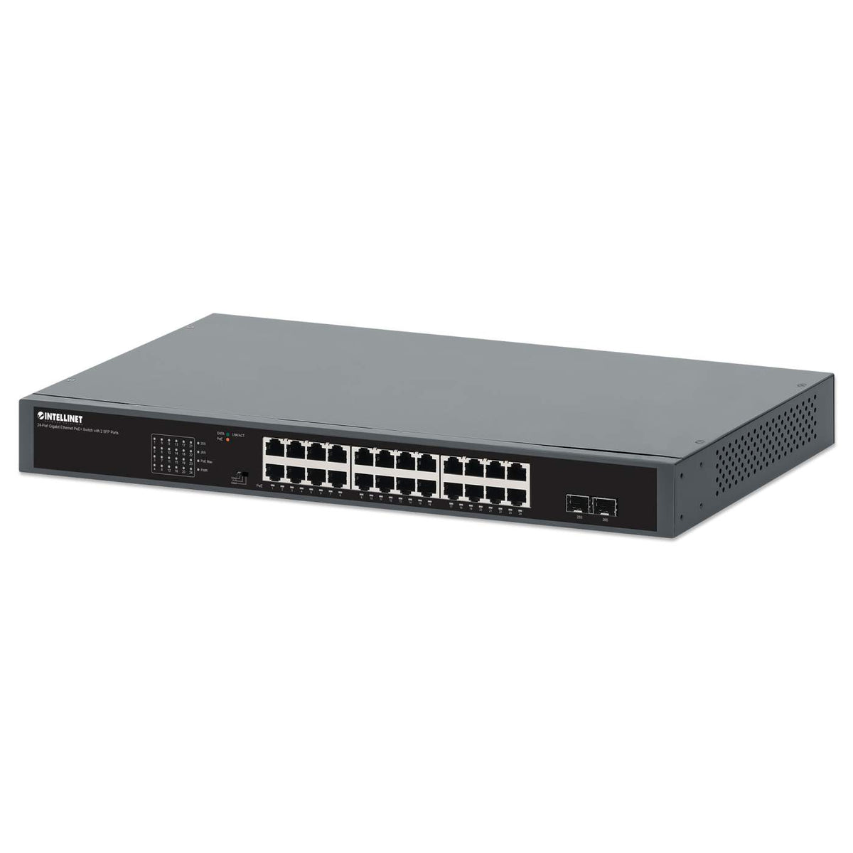 24-Port GbE PoE+ Switch w/ 2 SFP Ports 561907