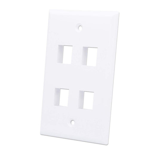 4-Outlet Keystone Wall Plate Image 1
