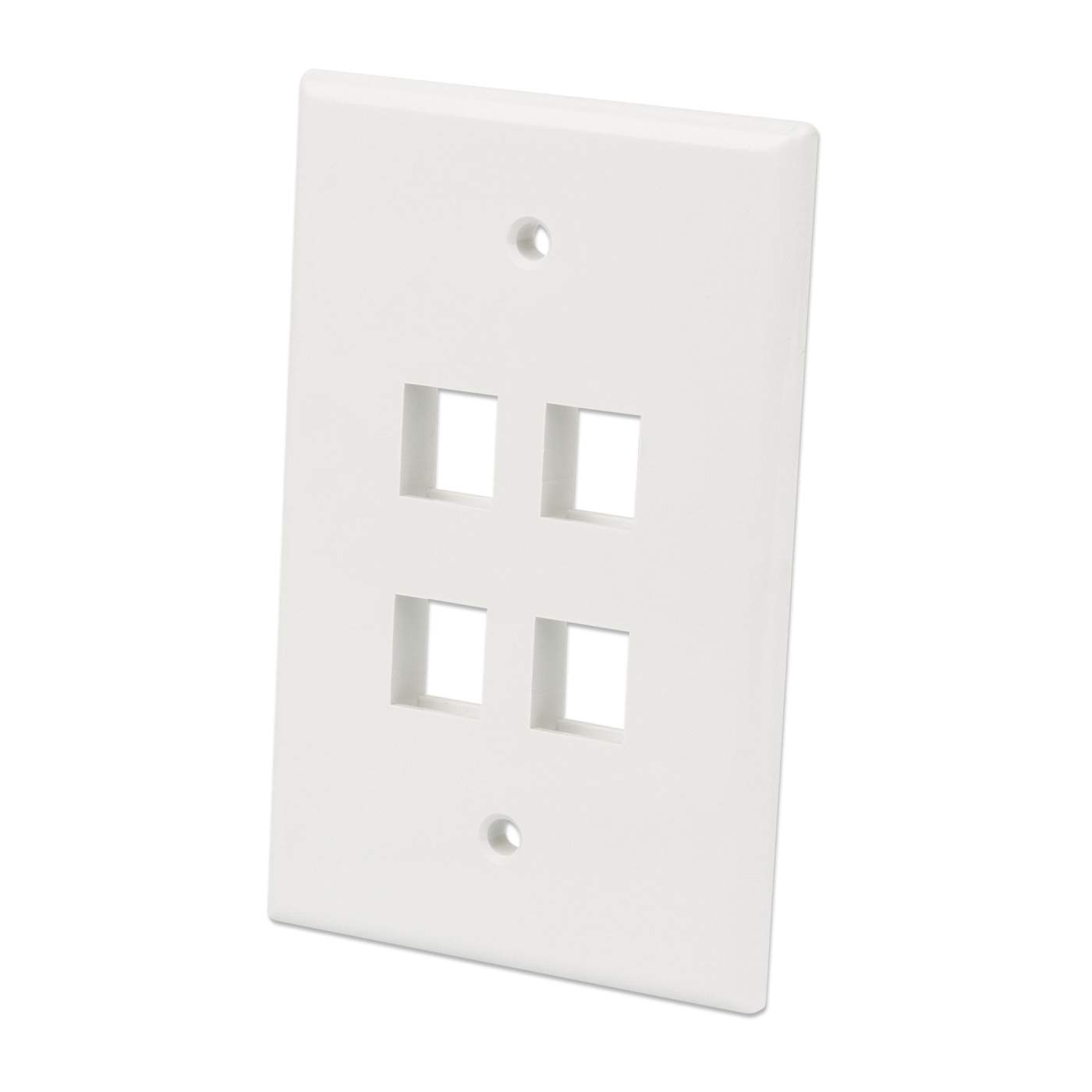 4-Outlet Oversized Keystone Wall Plate Image 1