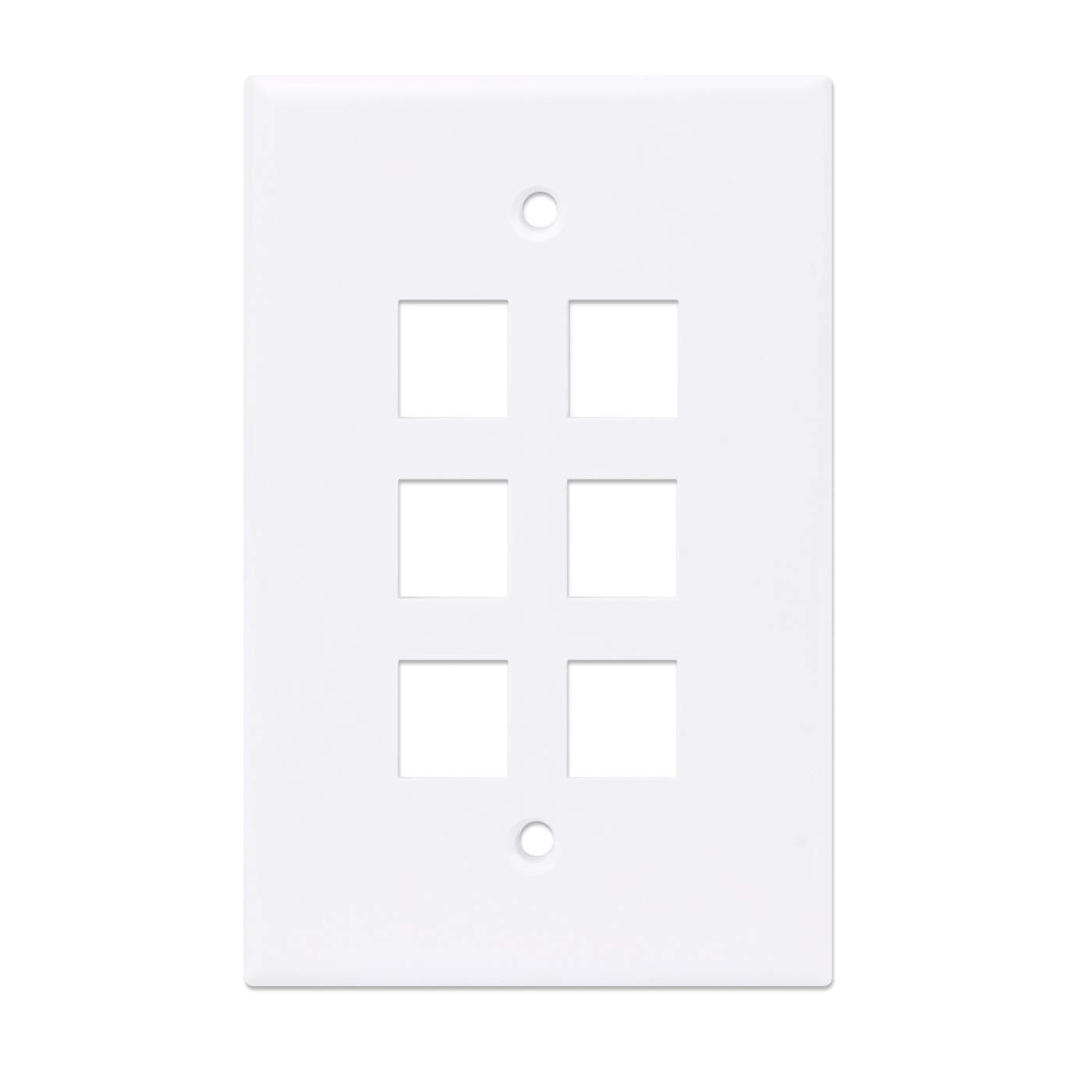 6-Outlet Oversized Keystone Wall Plate Image 4
