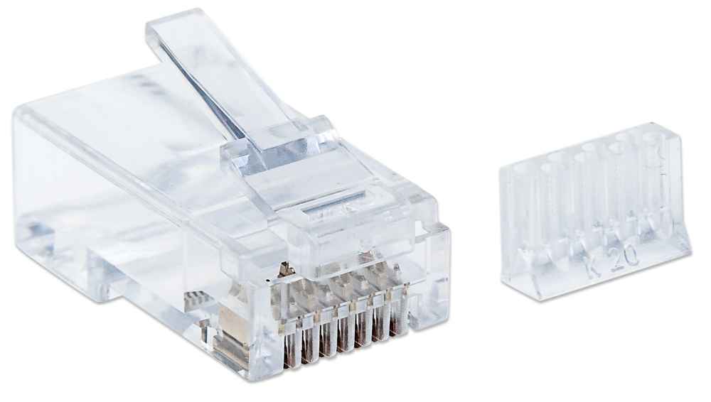 Cat 6 Premium UTP RJ45 modular plugs (10pc)
