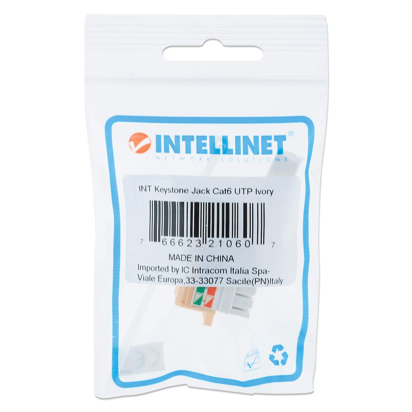 Cat6 Keystone Jack Packaging Image 2