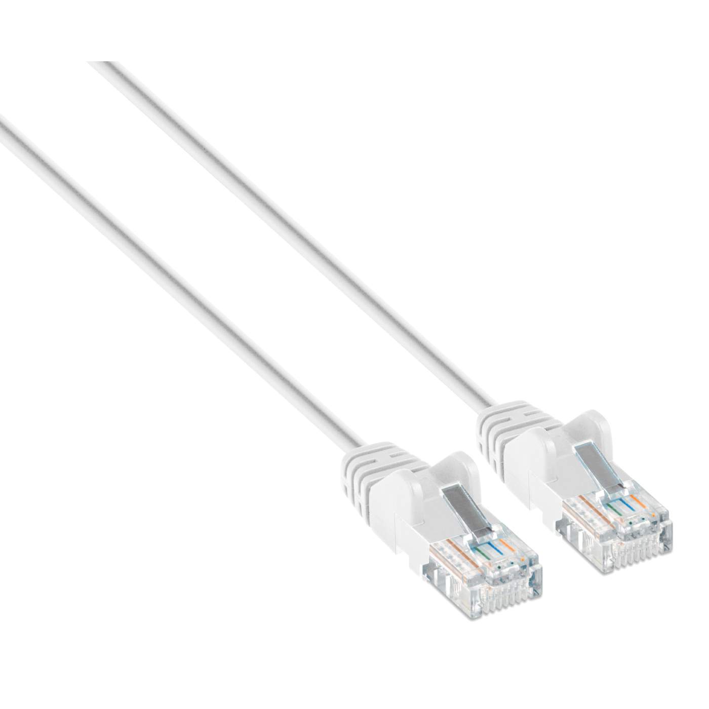 Cat6 U/UTP Slim Network Patch Cable, 1 ft., White Image 2