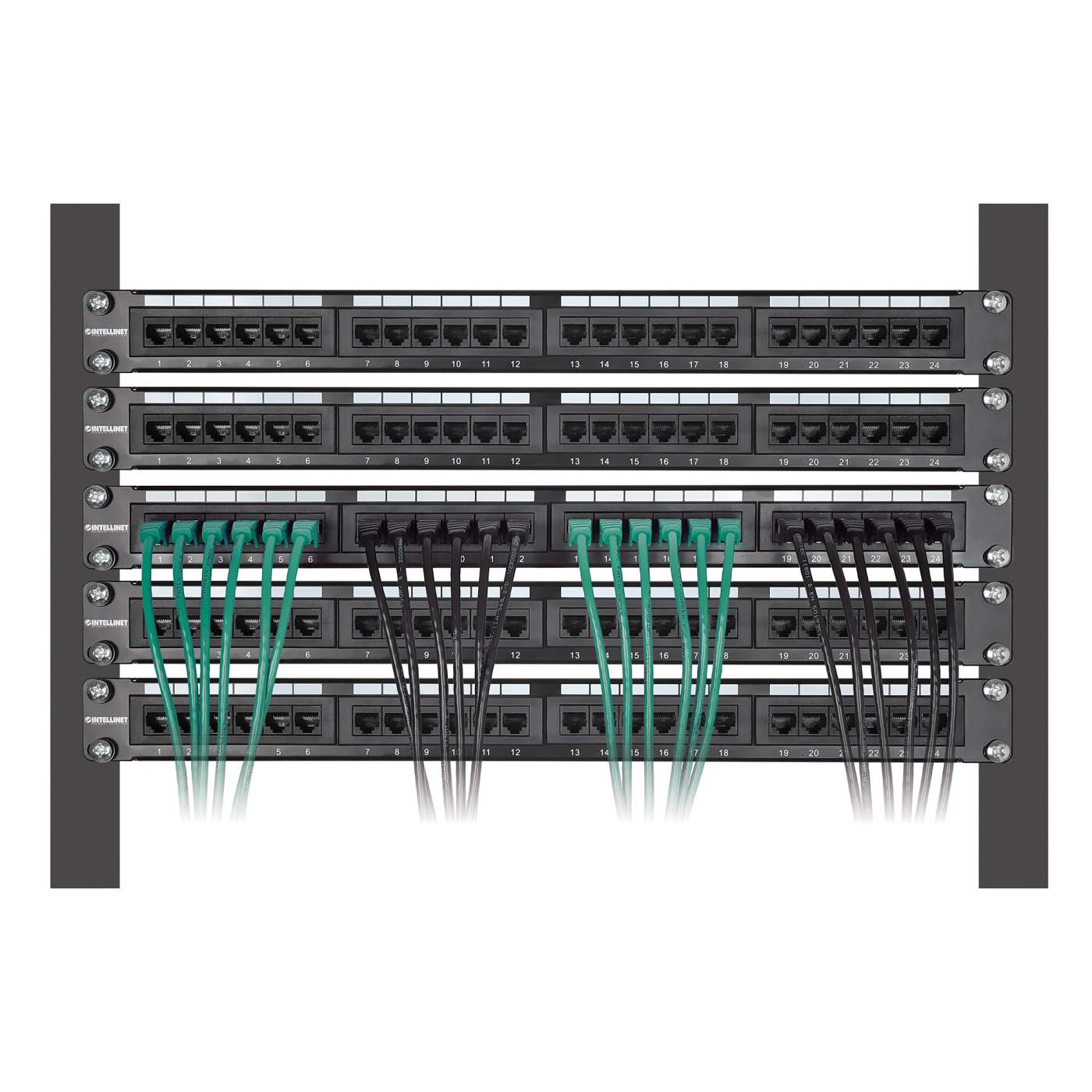 Cat6 U/UTP Slim Network Patch Cable, 1.5 ft., Green, 10-Pack Image 6