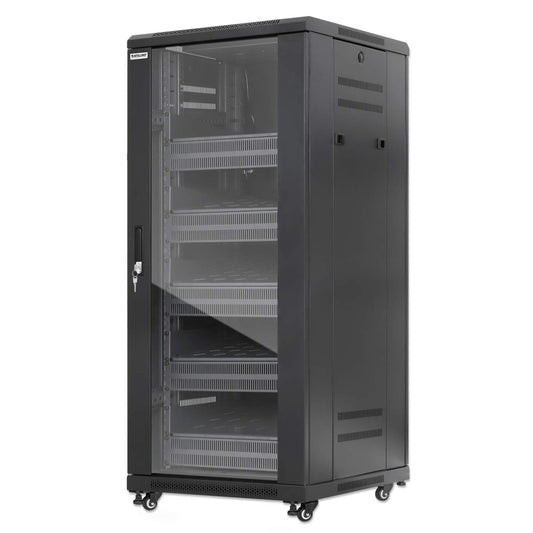 Pro Line Network Cabinet with Integrated Fans, 27U Image 1