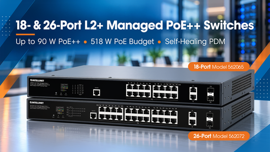 Discover the Power of L2+ PoE++ Switches