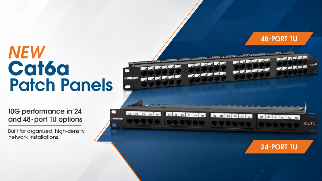 Upgrade to 10G with NEW Cat6a Panels