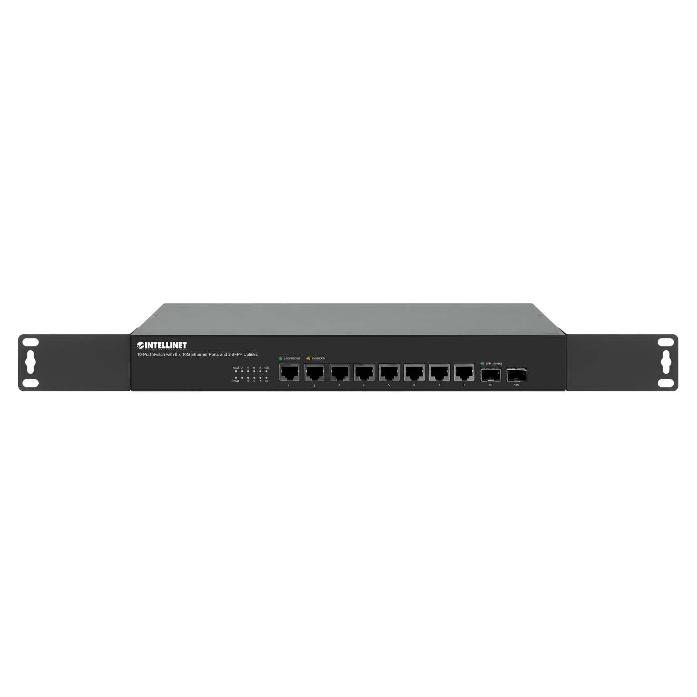 10-Port Switch w/ 8 x 10G Ethernet Ports & 2 SFP+ Uplinks