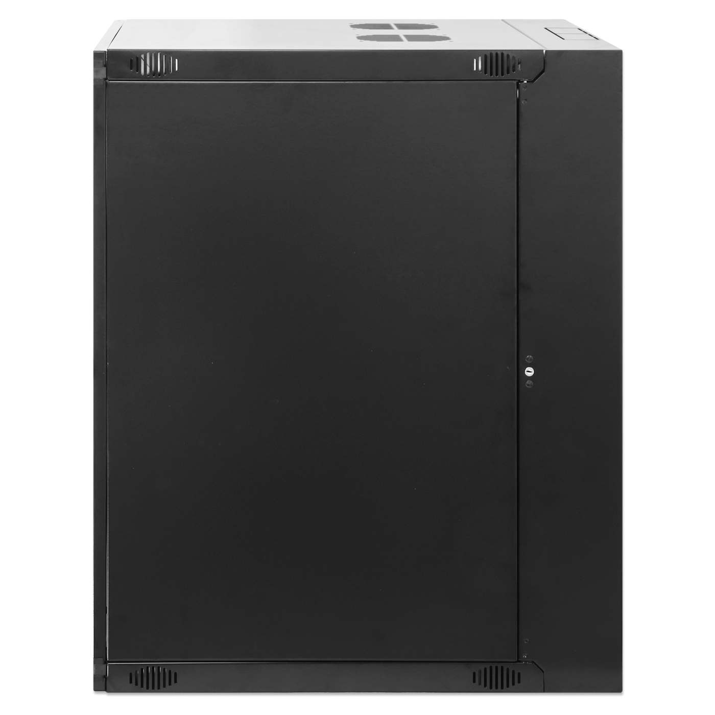 15U 19" Swing Out Wall Mount Network Cabinet, 600 mm (23.6 in.) Depth, Black Image 5