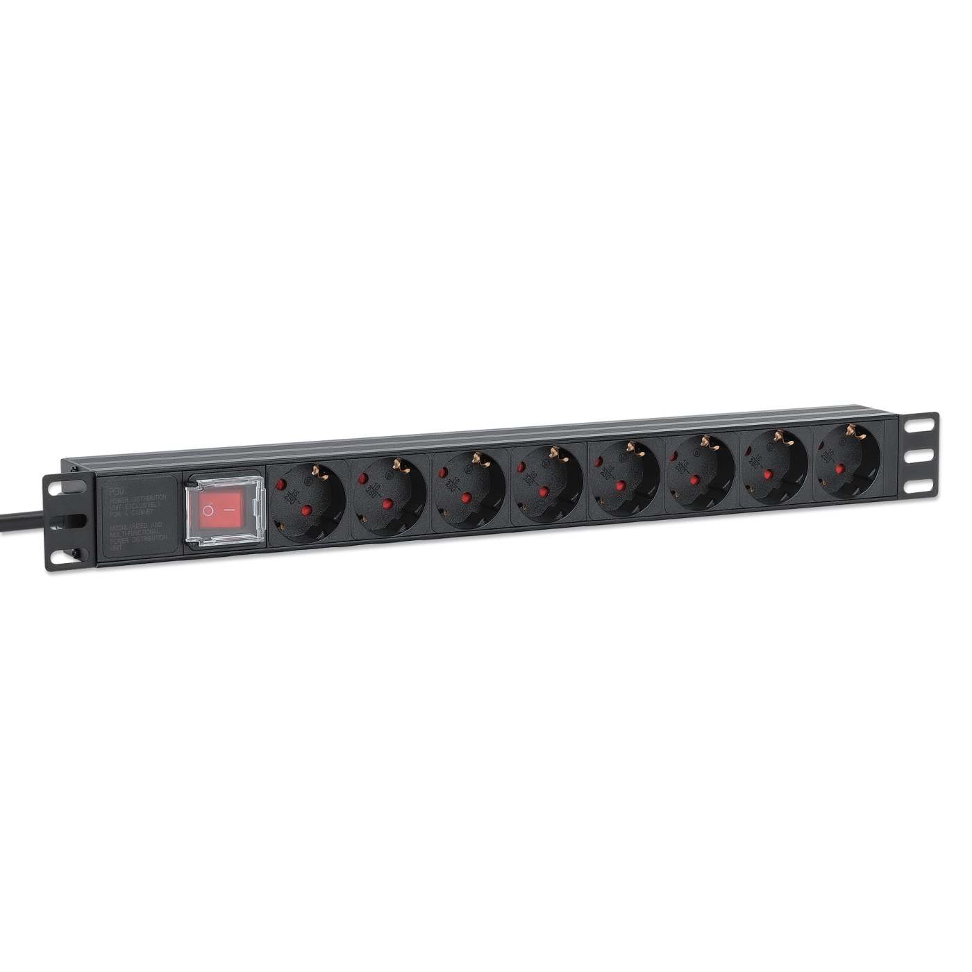 19" 1U Rackmount 8-Output Power Distribution Unit (PDU) Image 3