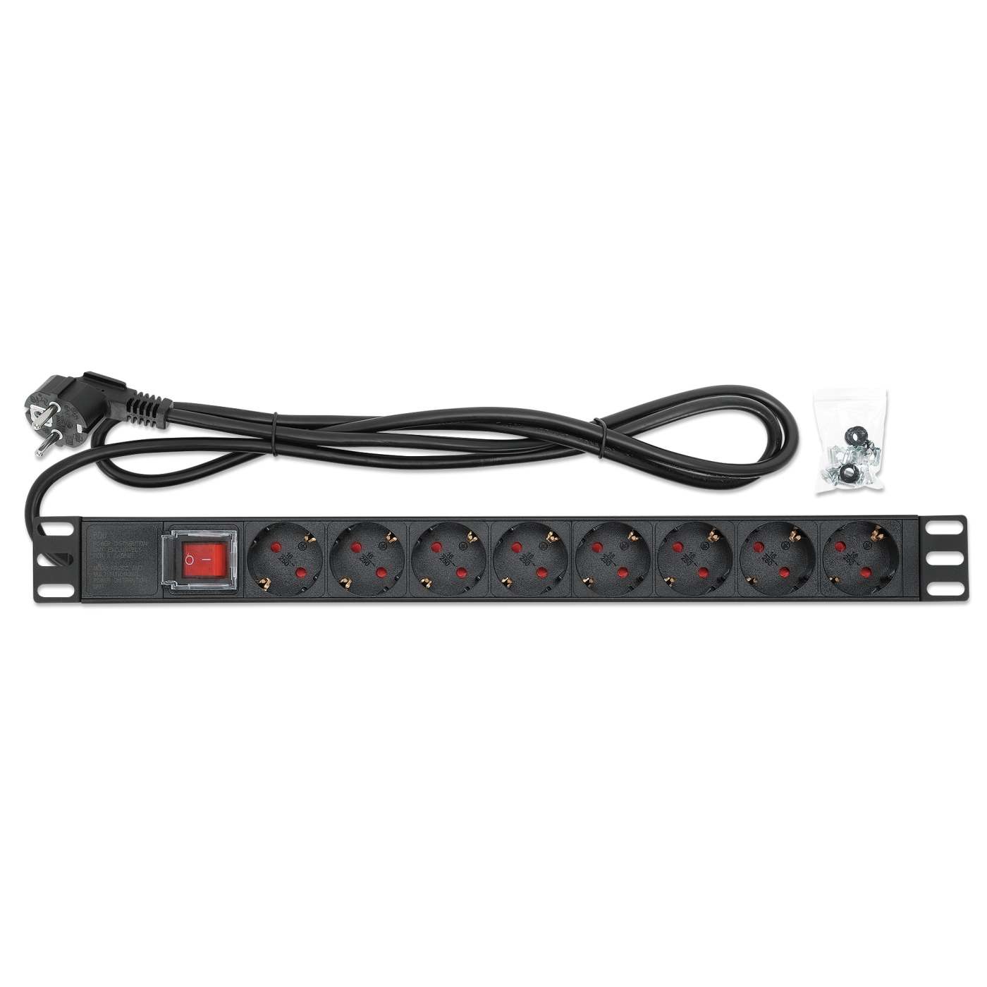 19" 1U Rackmount 8-Output Power Distribution Unit (PDU) Image 6