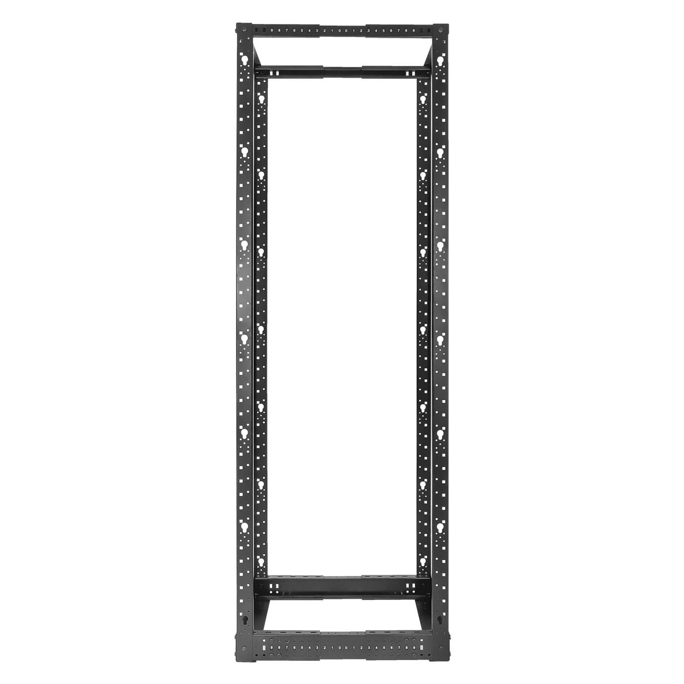 19" 4-Post Open Frame Network Rack, 45U Image 4