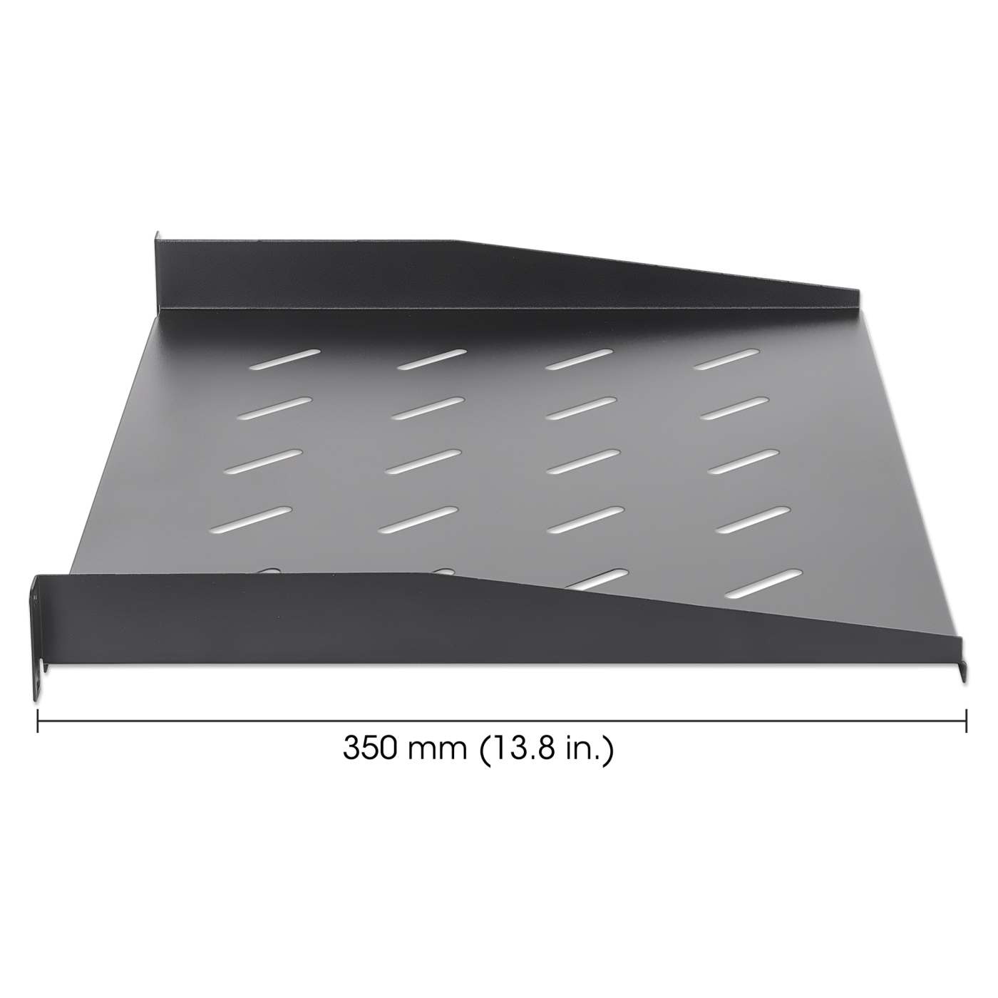 Ripiano Fisso Intellinet Per Rack 19" - 2U, 25 Kg, Acciaio Nero 482x400x88 Mm