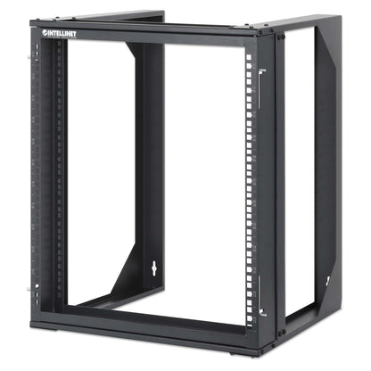 19" Wall Mount 2-Post Open Frame Network Rack, 12U Image 1