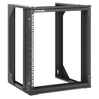19" Wall Mount 2-Post Open Frame Network Rack, 12U Image 2