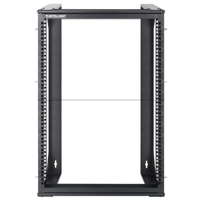 19" Wall Mount 2-Post Open Frame Network Rack, 15U Image 3