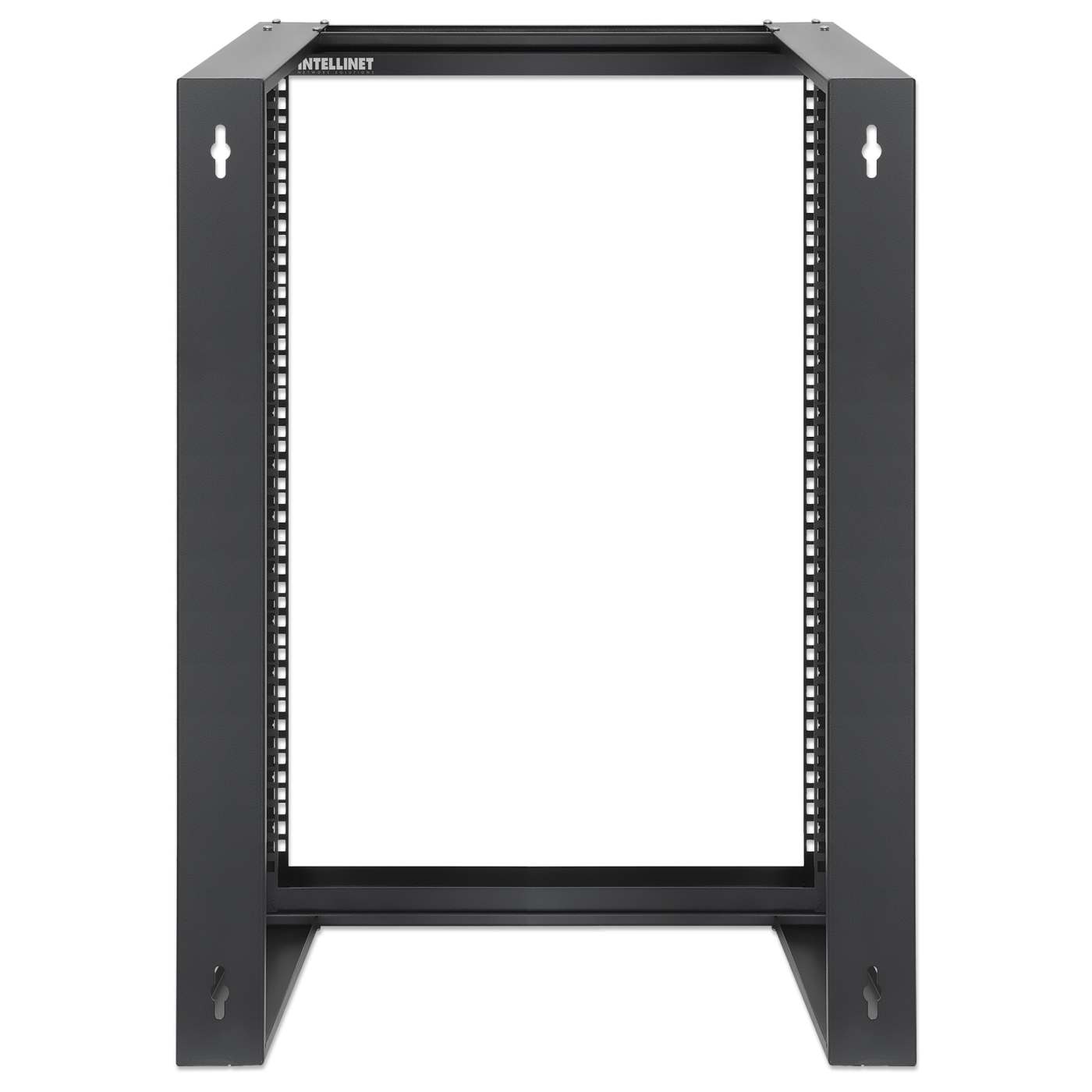 19" Wall Mount 2-Post Open Frame Network Rack, 15U Image 5