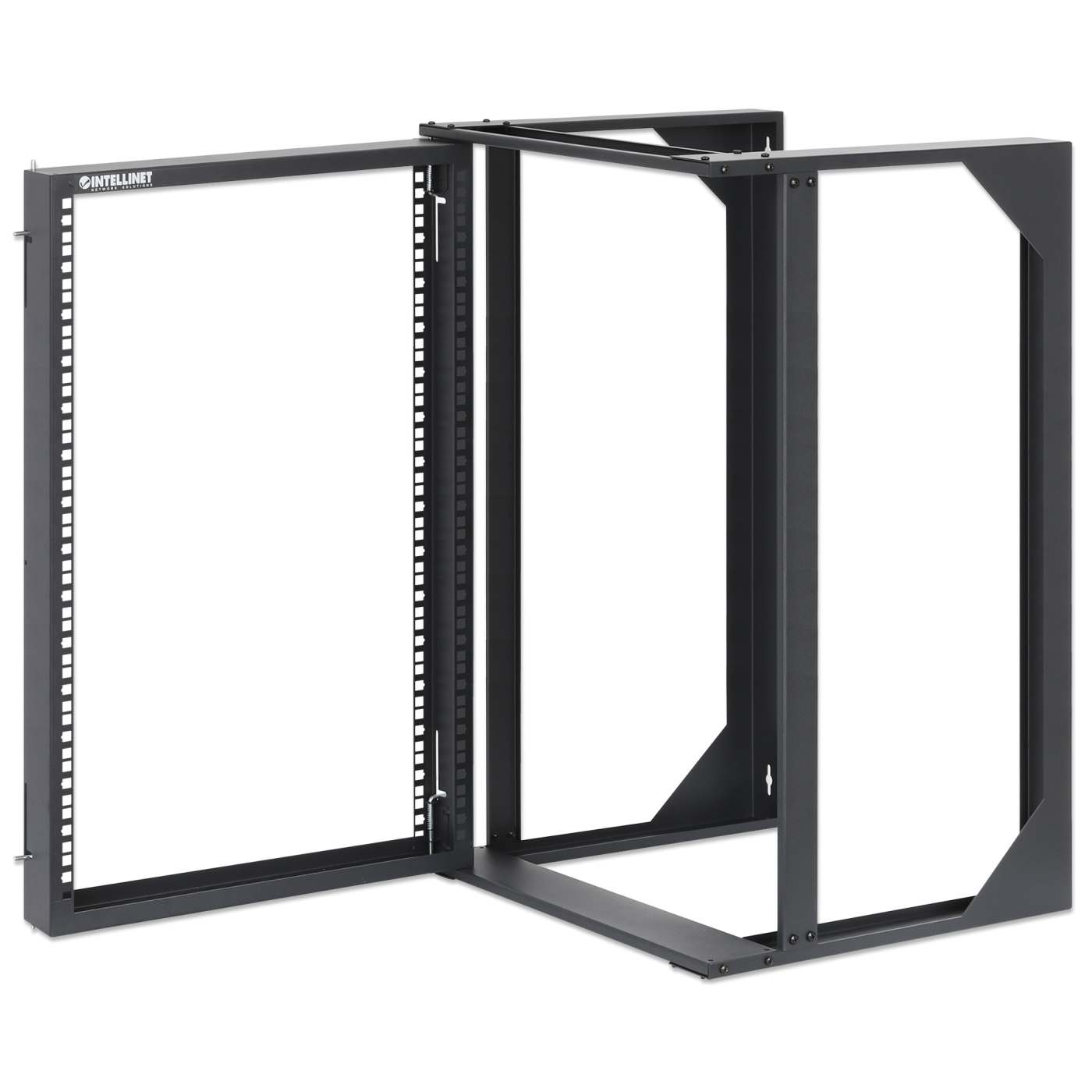 19" Wall Mount 2-Post Open Frame Network Rack, 15U Image 6