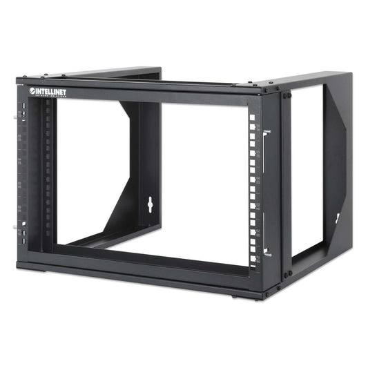 19" Wall Mount 2-Post Open Frame Network Rack, 6U Image 1