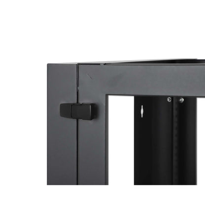 19" Wall Mount 4-Post Open Frame Network Rack, 15U Image 6