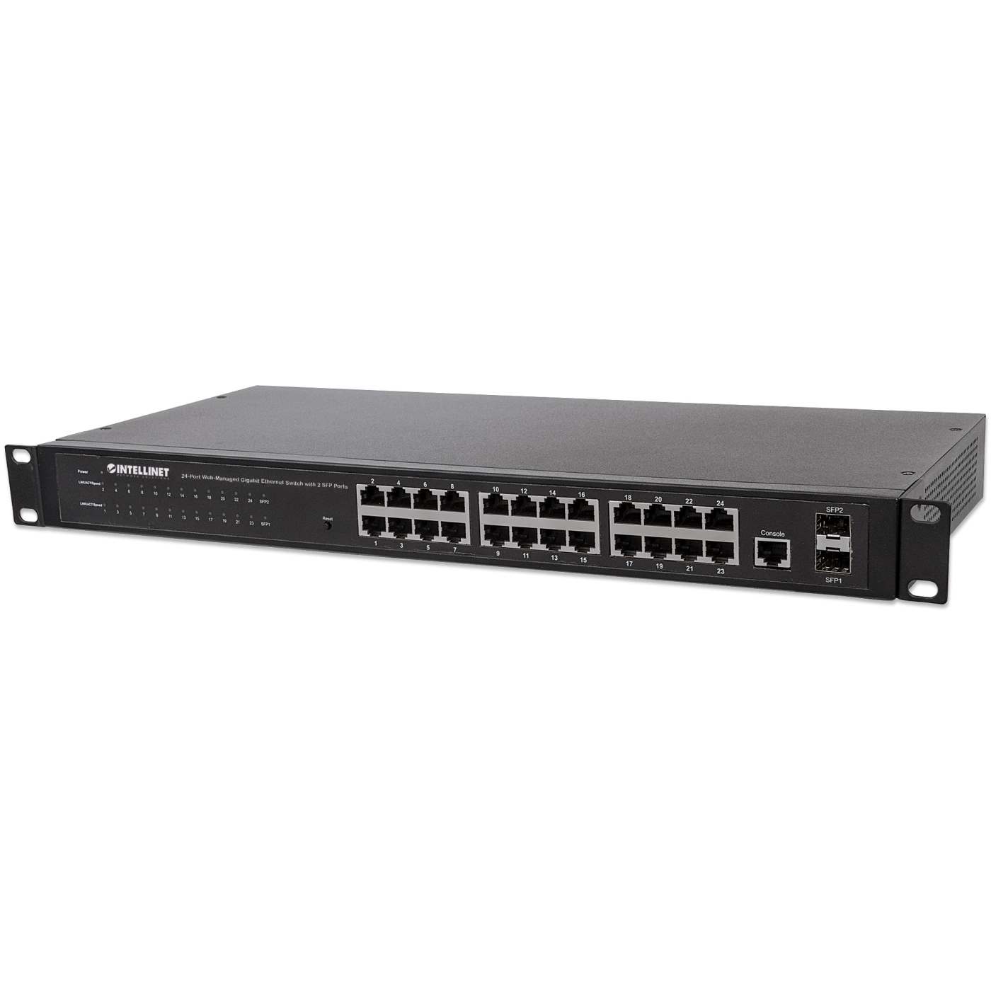 24-Port Web-Managed GbE Switch w/ 2 SFP Ports 560917