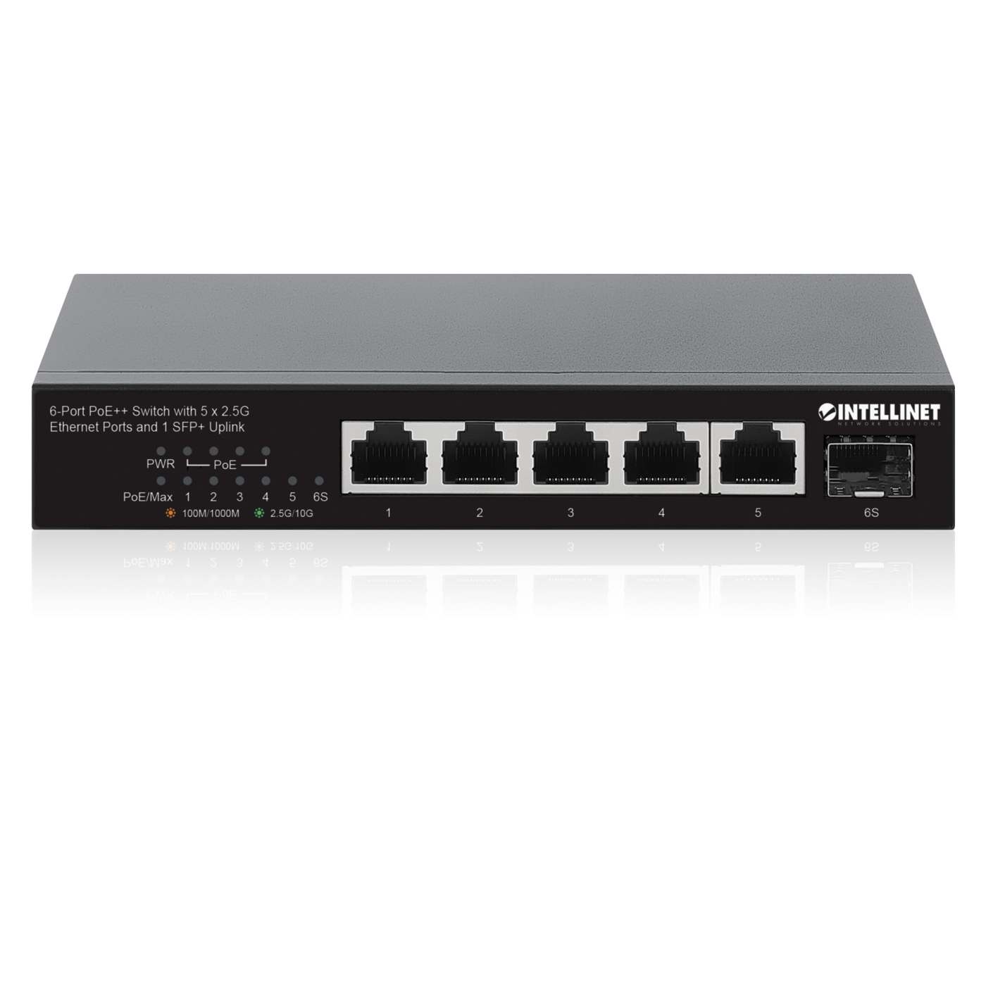 6-Port PoE++ Switch with 5 x 2.5G Ethernet Ports and 1 SFP+ Uplink Image 5