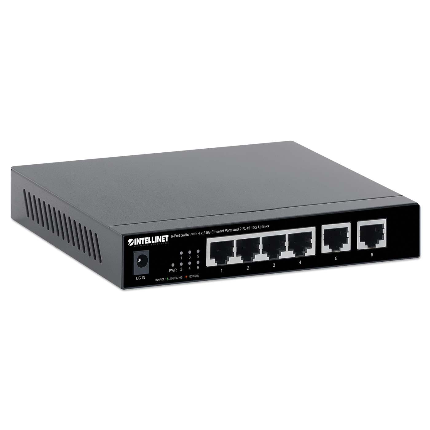 6-Port Switch with 4 x 2.5G Ethernet Ports and 2 RJ45 10G Uplinks Image 2