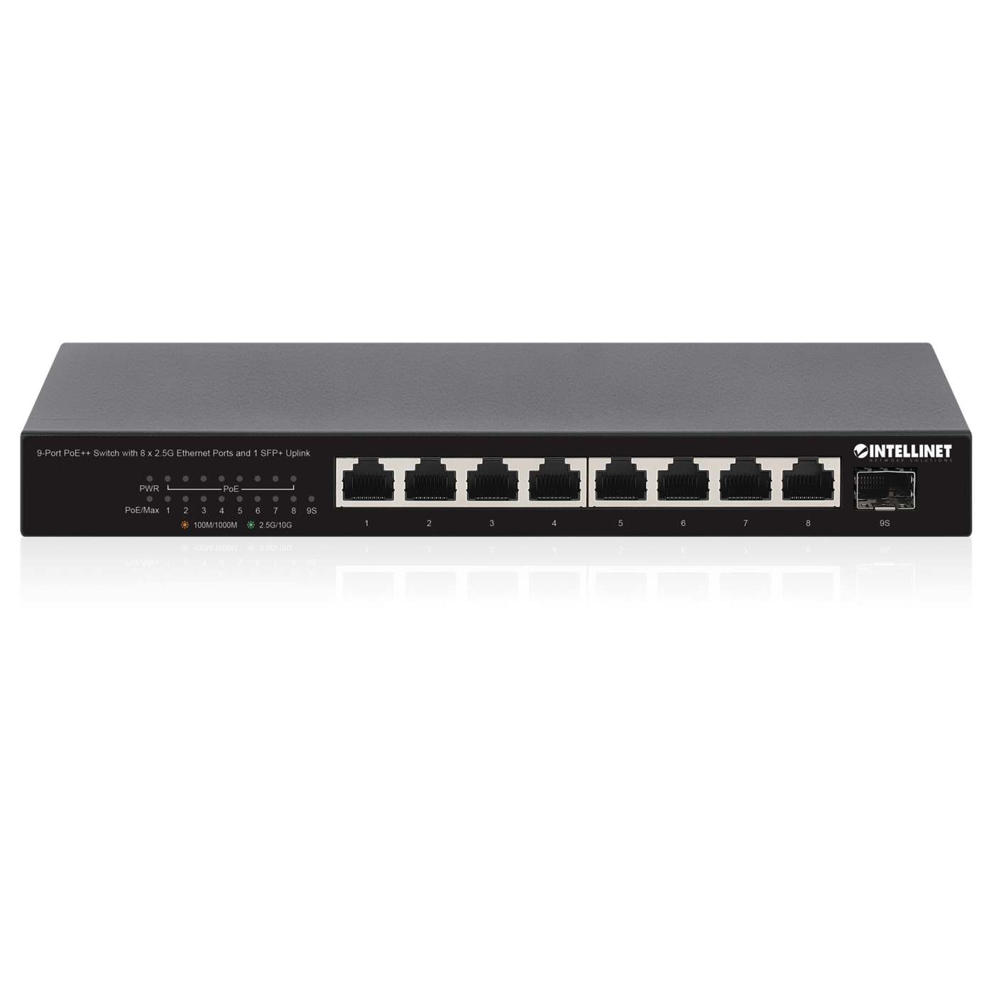 9-Port PoE++ Switch with 8 x 2.5G Ethernet Ports and 1 SFP+ Uplink Image 5