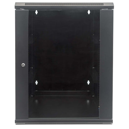 9U 19" Swing Out Wall Mount Network Cabinet, 550 mm (21.7 in.) Depth, Black Image 3