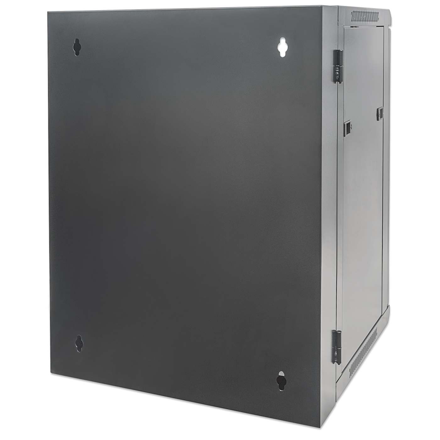 9U 19" Swing Out Wall Mount Network Cabinet, 550 mm (21.7 in.) Depth, Black Image 5