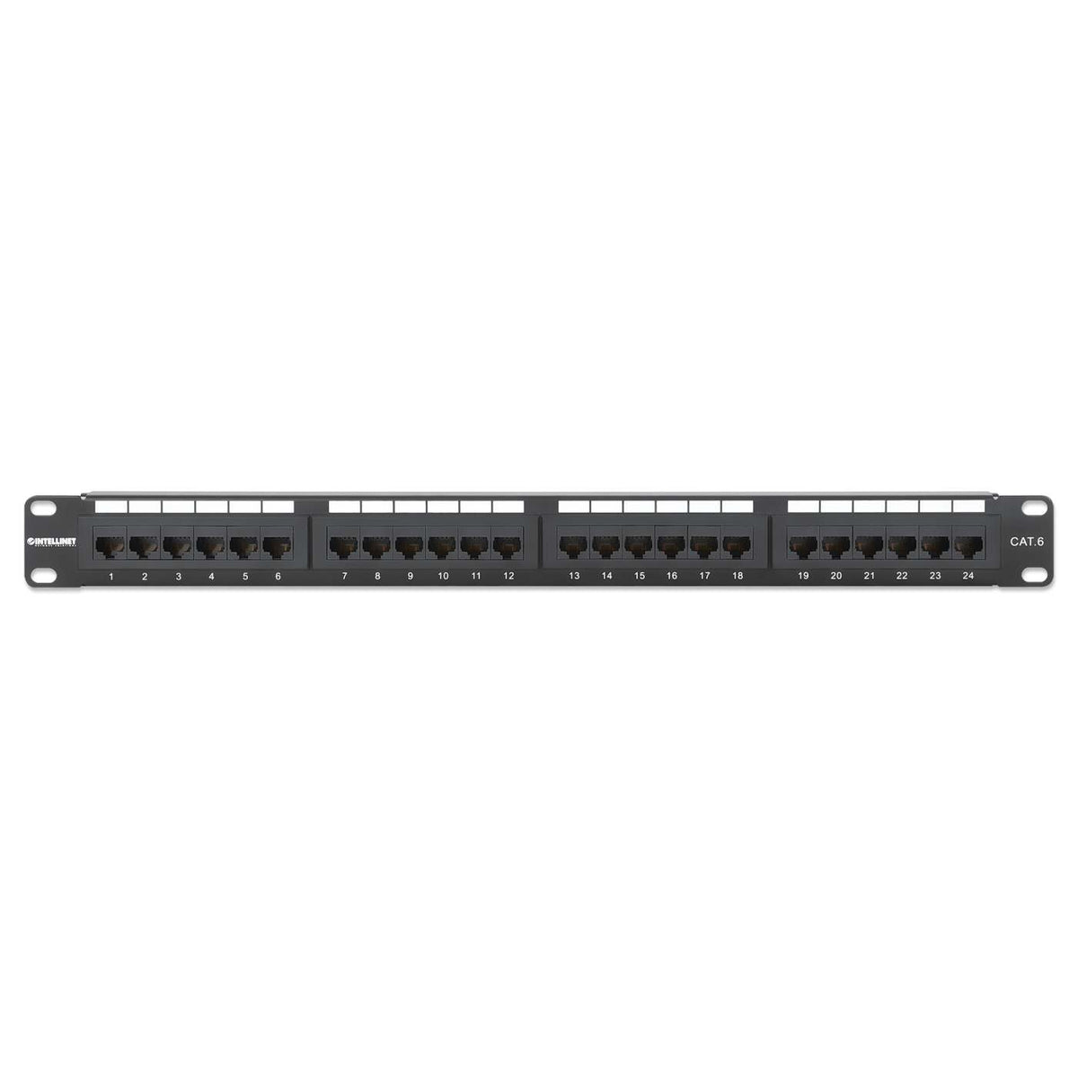Cat6 24-Port Patch Panel, 1U Image 4