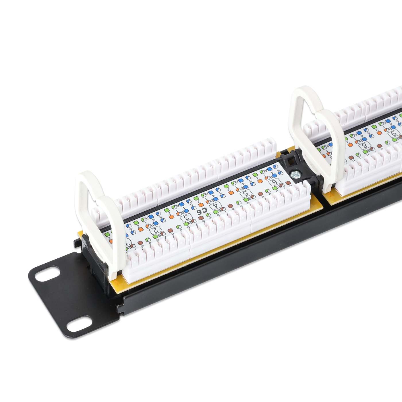 Intellinet Cat6 24-Port Patch Panel, 1U (520959)