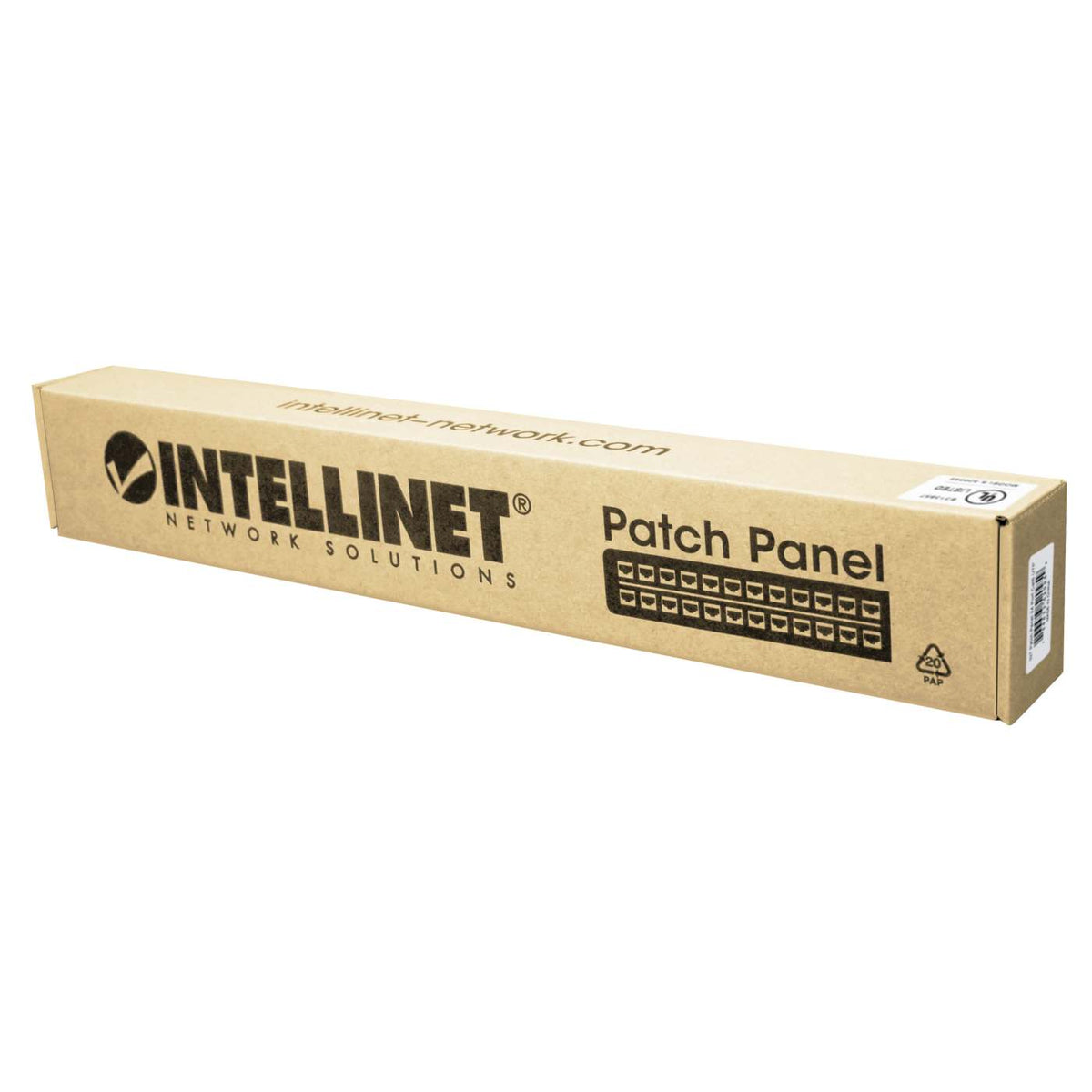 Cat6 24-Port Patch Panel, 1U Packaging Image 2
