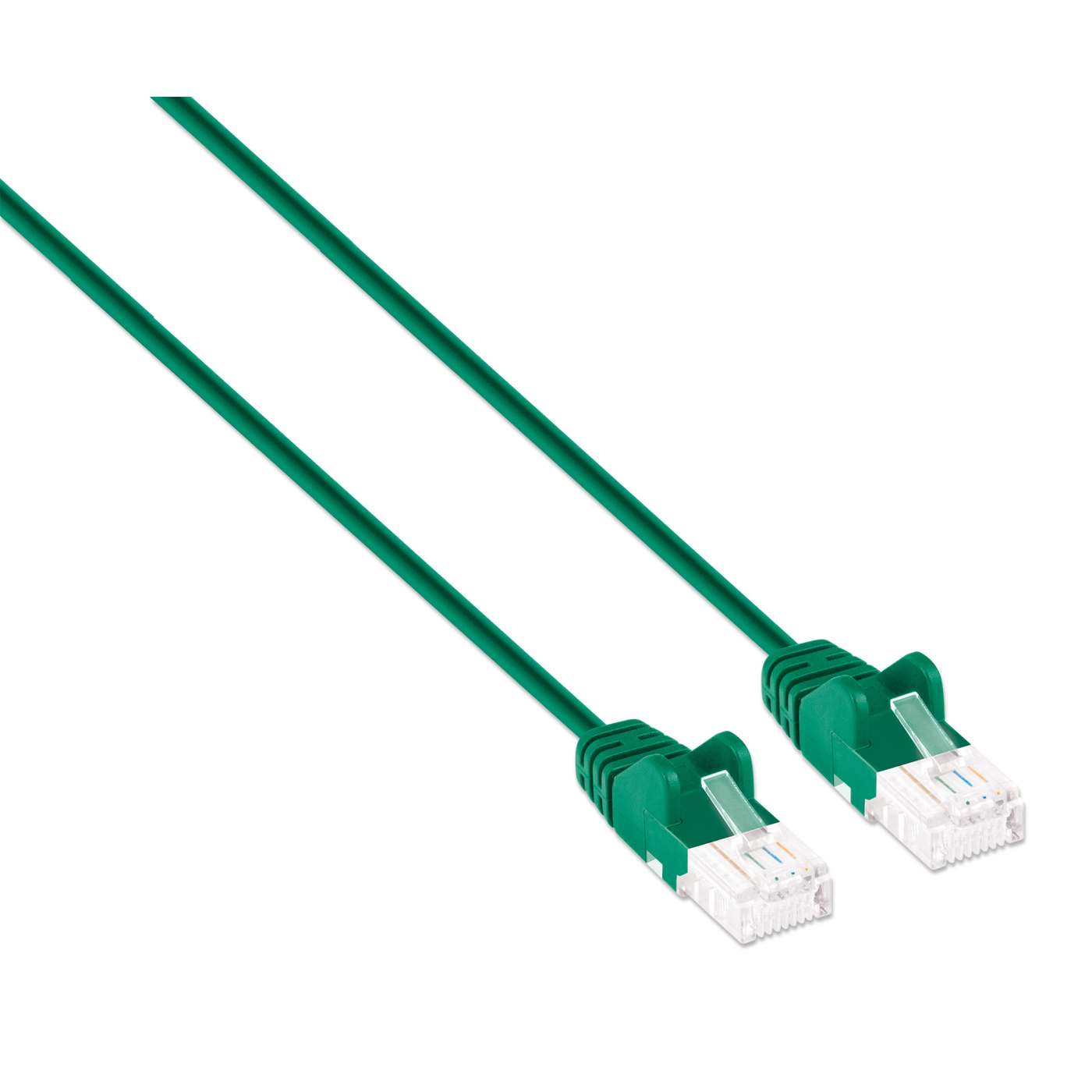 Cat6 U/UTP Slim Network Patch Cable, 1 ft., Green Image 2