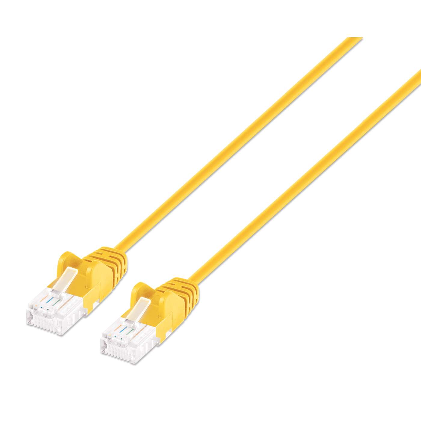 Cat6 U/UTP Slim Network Patch Cable, 1 ft., Yellow Image 1