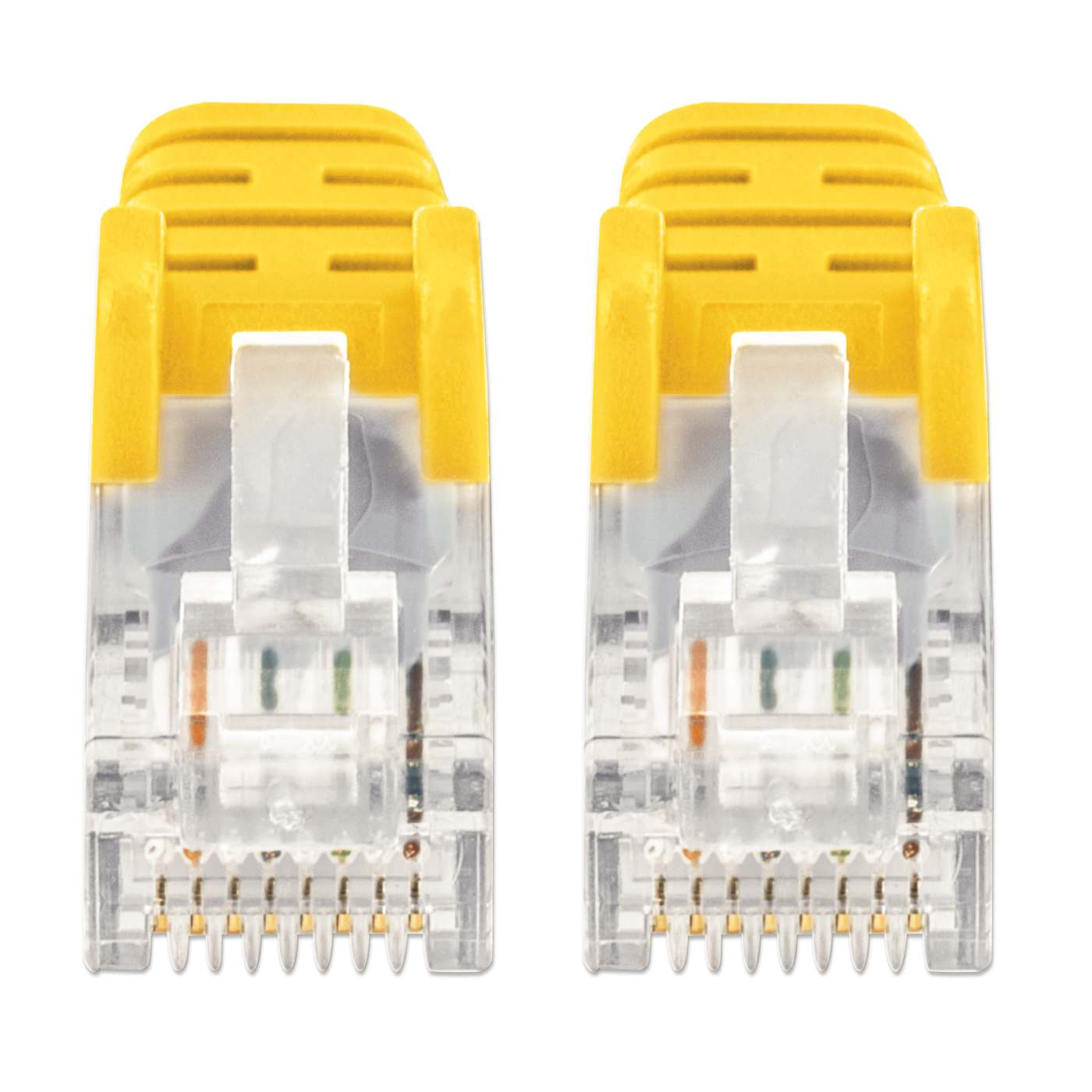 Cat6 U/UTP Slim Network Patch Cable, 1 ft., Yellow Image 3