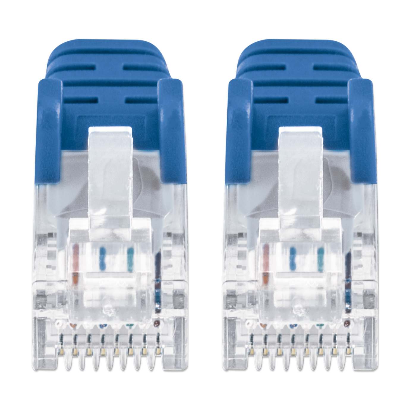 Cat6 U/UTP Slim Network Patch Cable, 1.5 ft., Blue Image 3