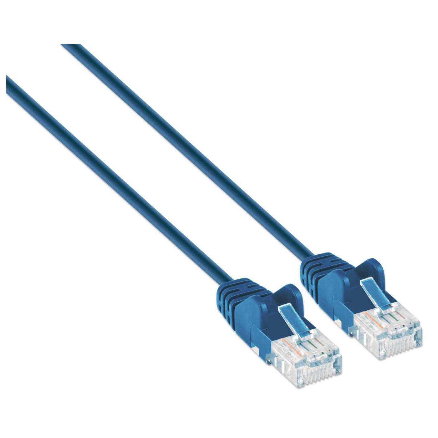 Cat6 U/UTP Slim Network Patch Cable, 25 ft., Blue, 5-Pack Image 4